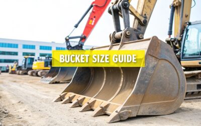 A Guide to Excavator Bucket Sizes and Capacities