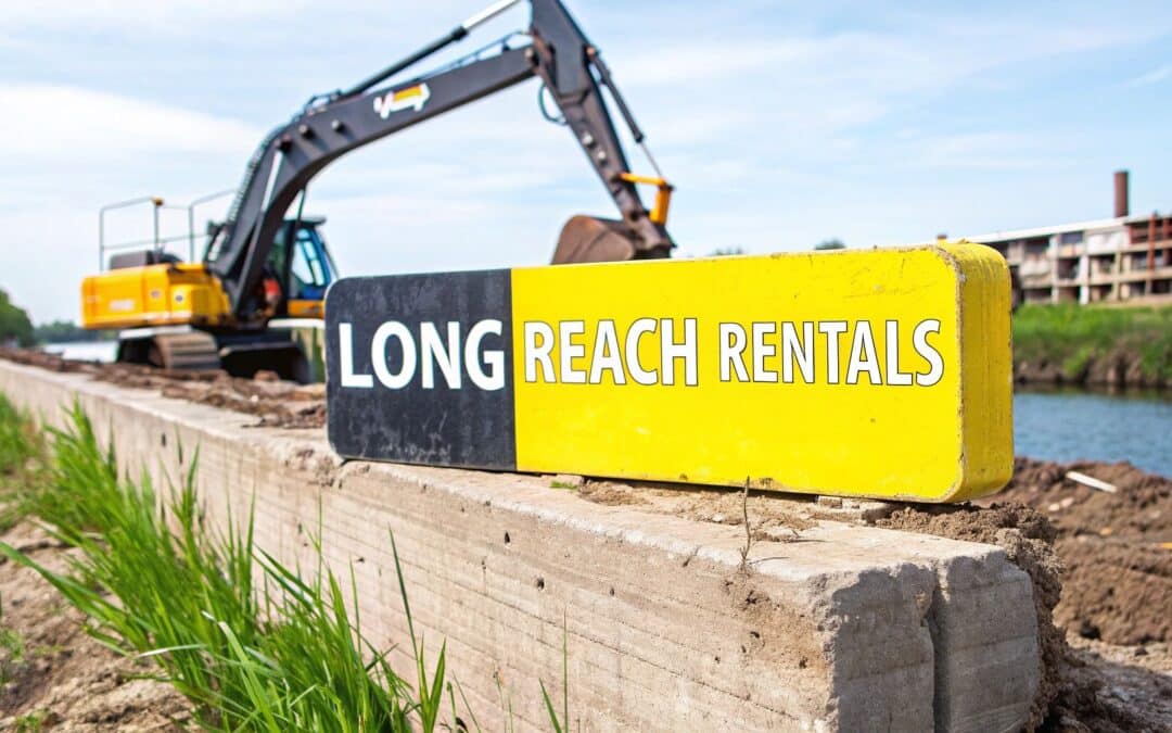 A Guide to Long Reach Excavators for Rent